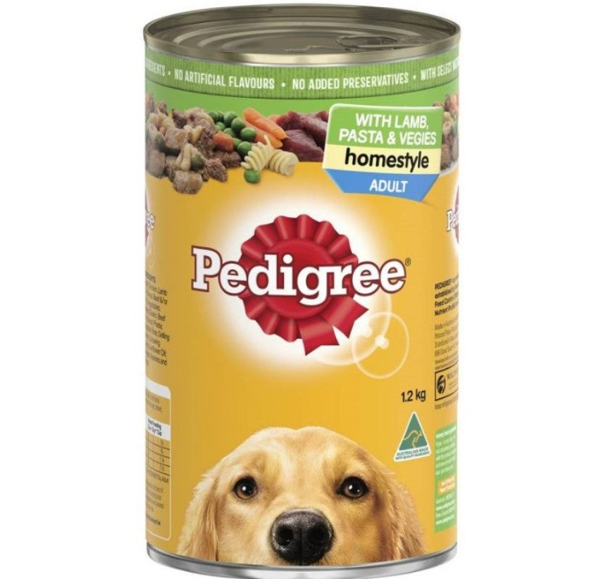 Pal H/STYLE LAMB 1.2KG PASTA & VEG DOG FOOD
