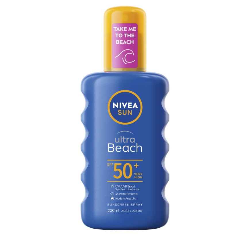Nivea Sun Ultra Beach 200ml SPF50+ Spray Lotion 86040