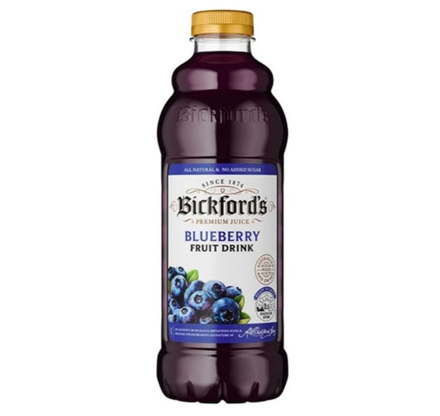 Bickfords FJ Blueberry 1L Fruit Juice