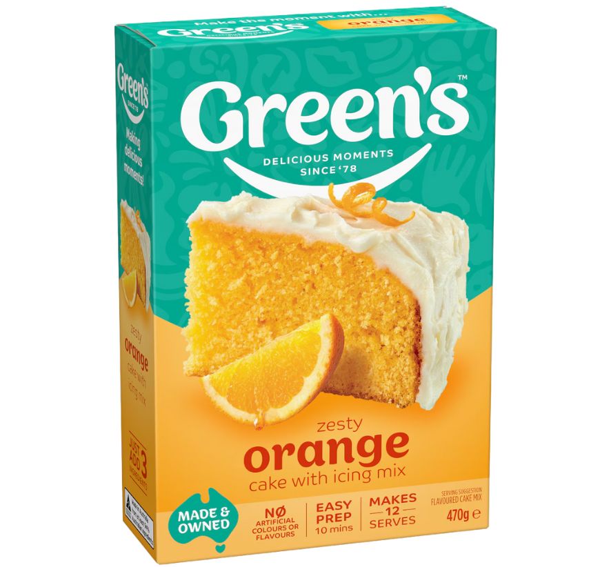 Greens Traditional Range Zesty Orange Cake 470g