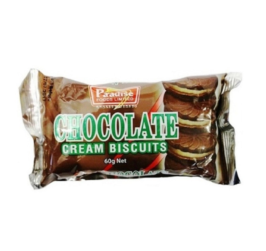 Paradise choc cream biscuit 60g GSTex