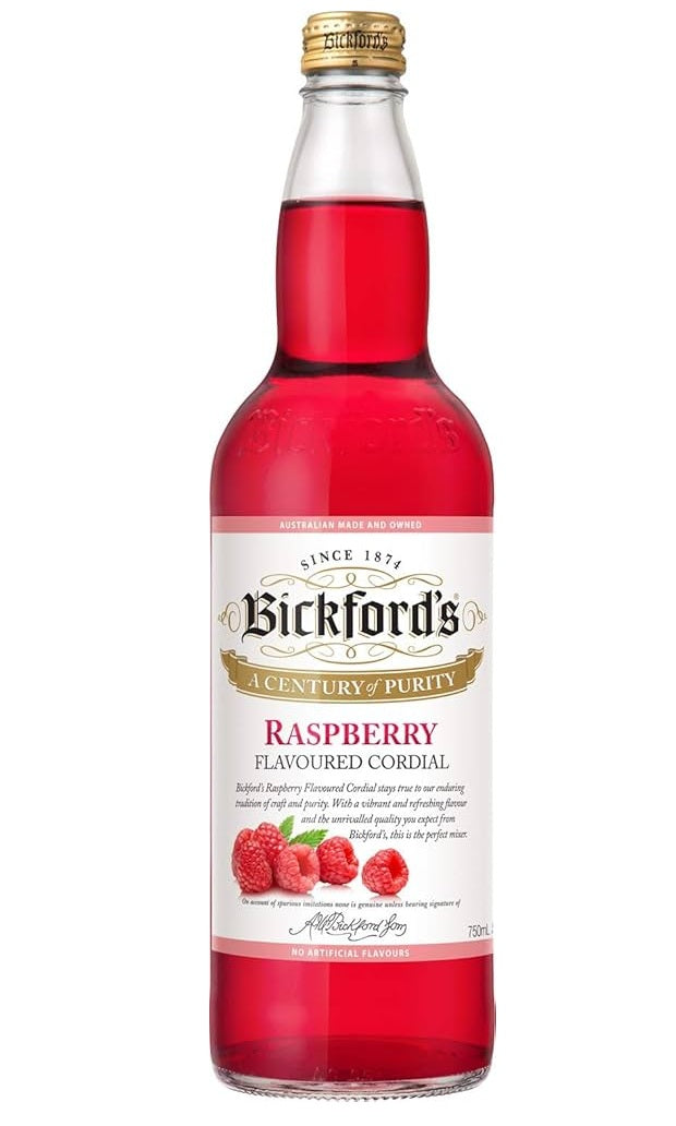 Bickfords Rasp Cordial 750ml