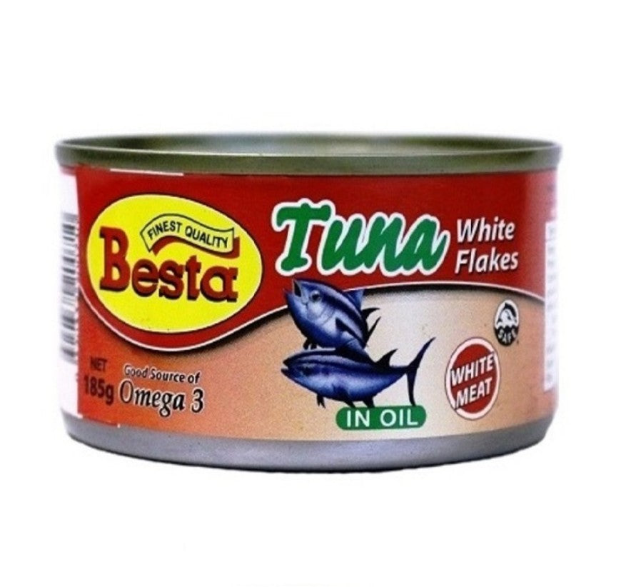 Besta tuna white in oil 170g flakes GSTex