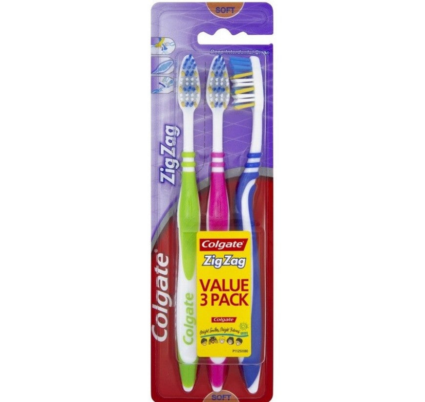 Colgate Zigzag 3PACK Soft t/brush 1050533