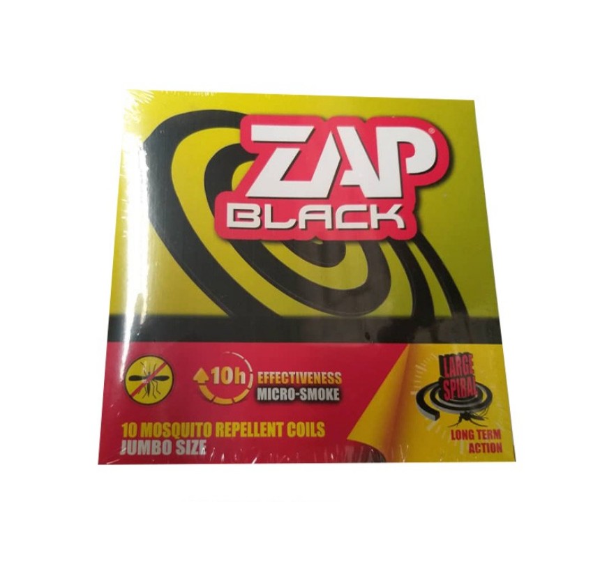 Zap Black Mosquito Coils 10 hours – Patricks Transport Ltd