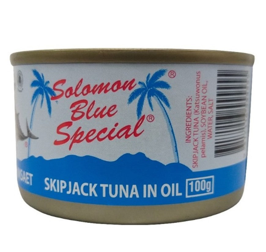 Solomon Blue Special Tuna 100g Skipjack Bonito in Oil GSTex