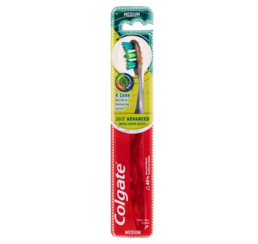 Colgate Tbrush 360 Adv. Medium Single CN06046A