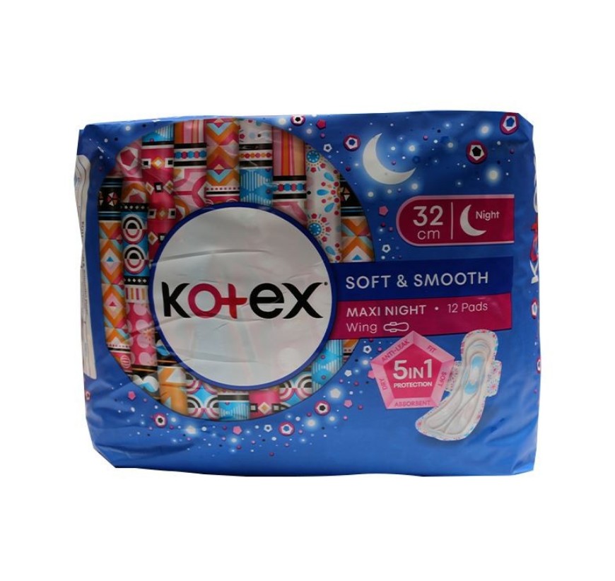 Kotex Overnight Wing12s 85009L 12'sx24 85009E 85009G GSTex