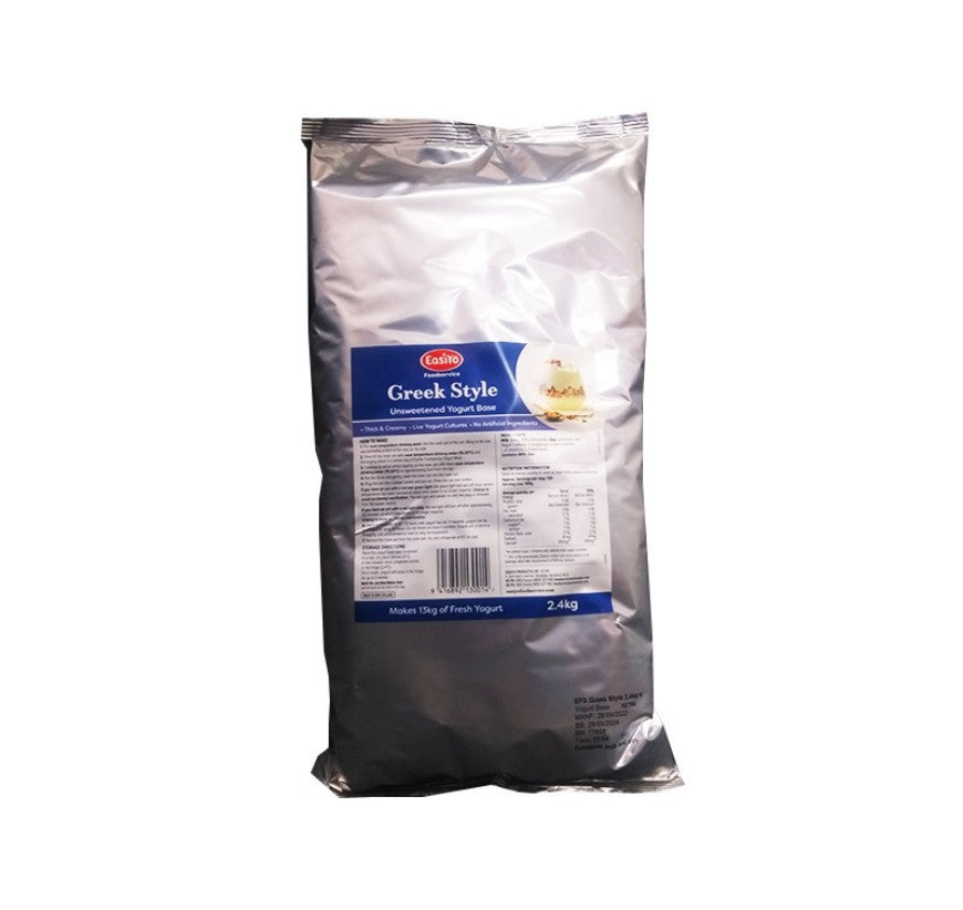 EasiYo Greek Style Unsweetened Yoghurt Base 2.4kg