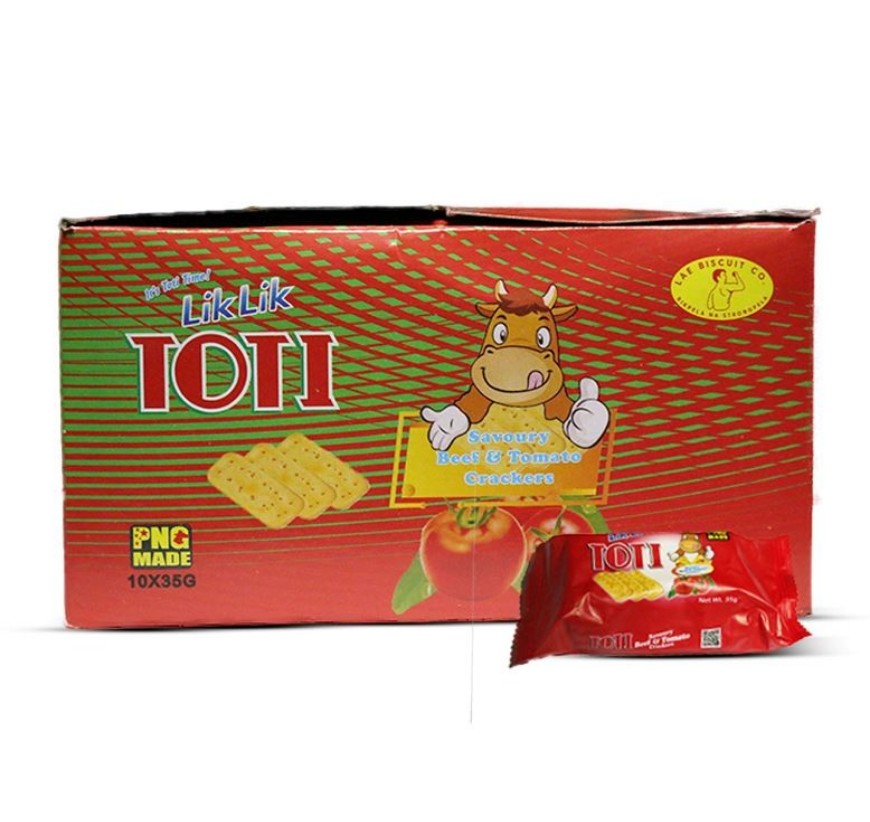 LikLik Toti 10PK Beef & Tomato 8x10x 35g GSTex