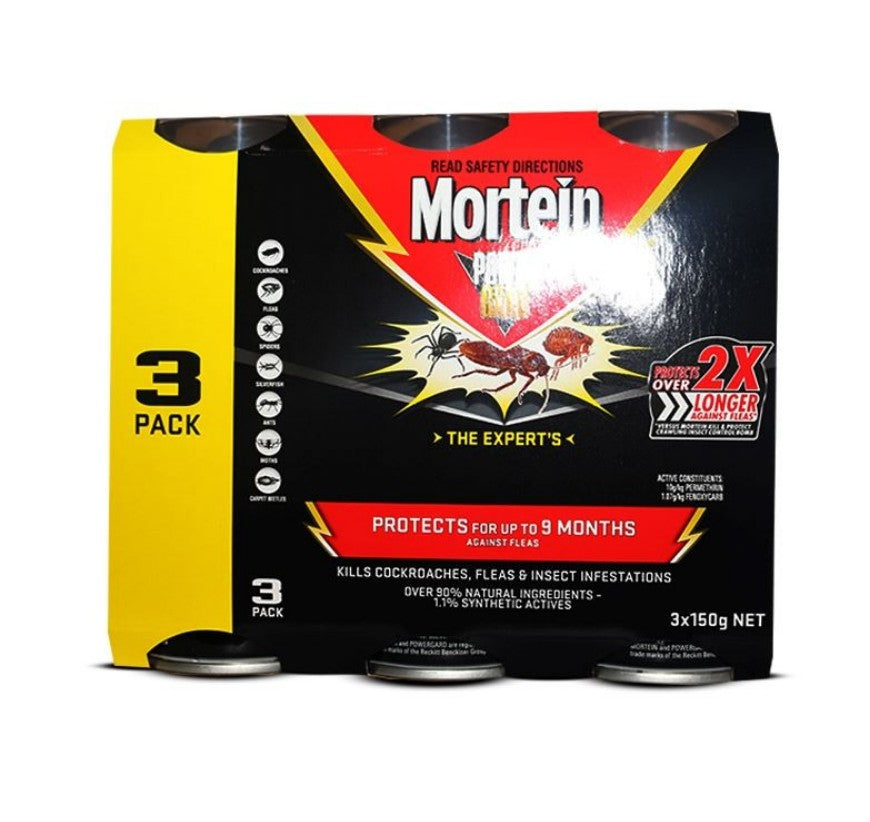 Mortein Powergard Bomb 3PK150g 3x3x150g 3227230