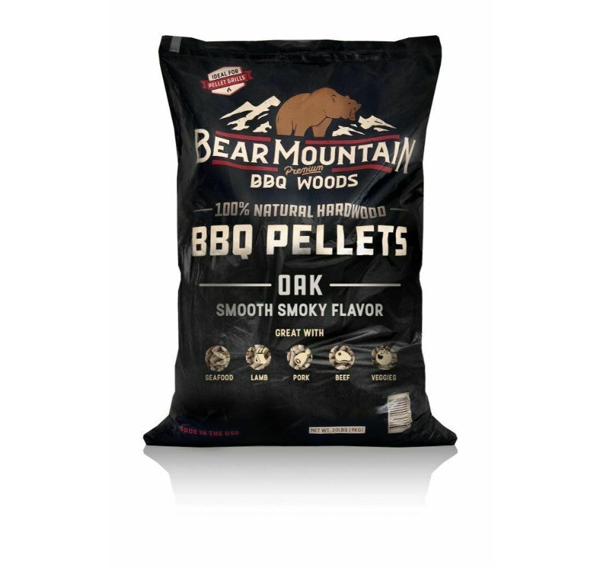 Bear Mountain OAK 9KG BBQ Pellets