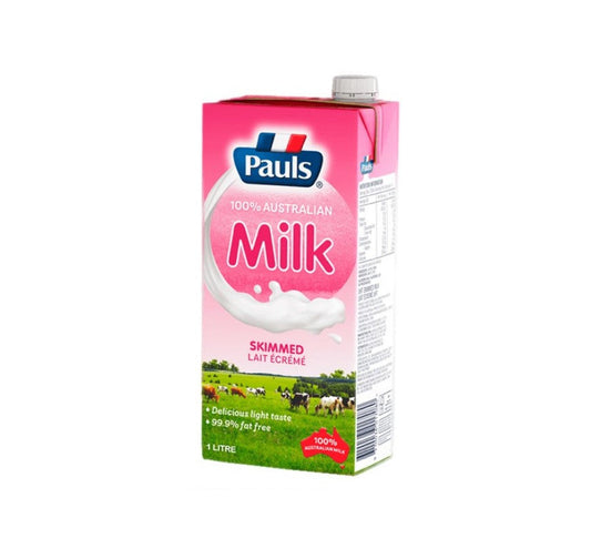 Pauls UHT Skimmed Milk 1Ltr