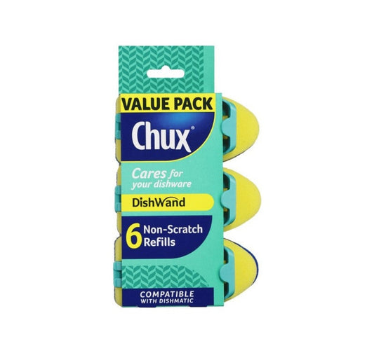 Chux Dishwand N/S Refills 6pk non-scratch
