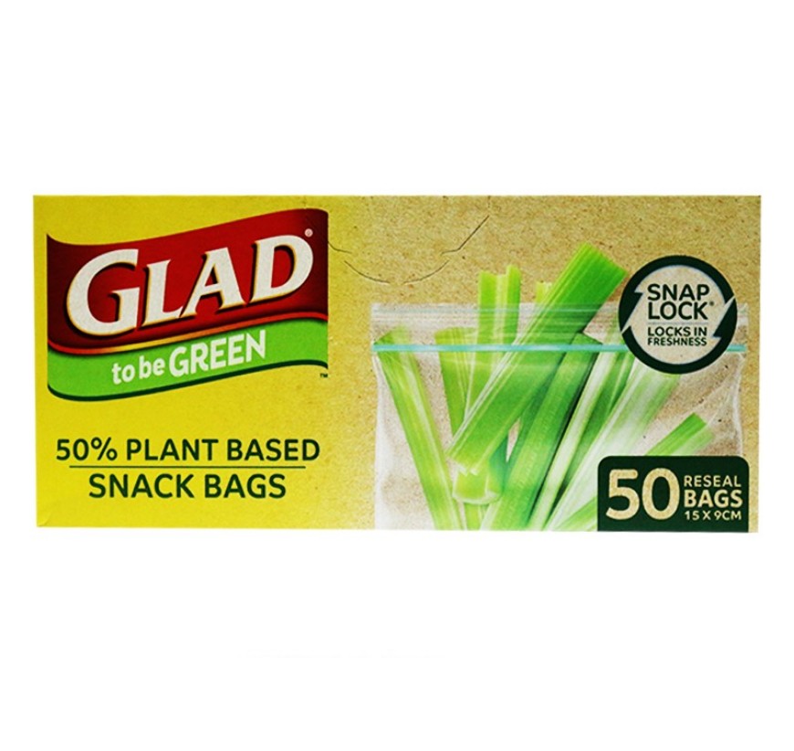 Glad snaplock mini biobase 50s snack