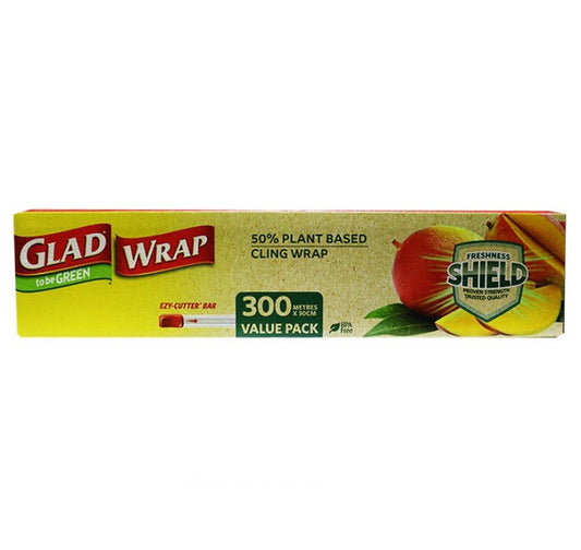 Glad Wrap 50% Plant Based 300m Biobase