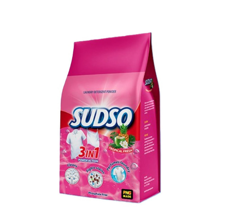 Sudso Tropical Fresh 2.5KG Detergent Powder 3in1
