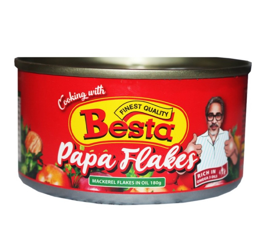Besta Mackerel Papa Flakes in Oil 180g | GSTex