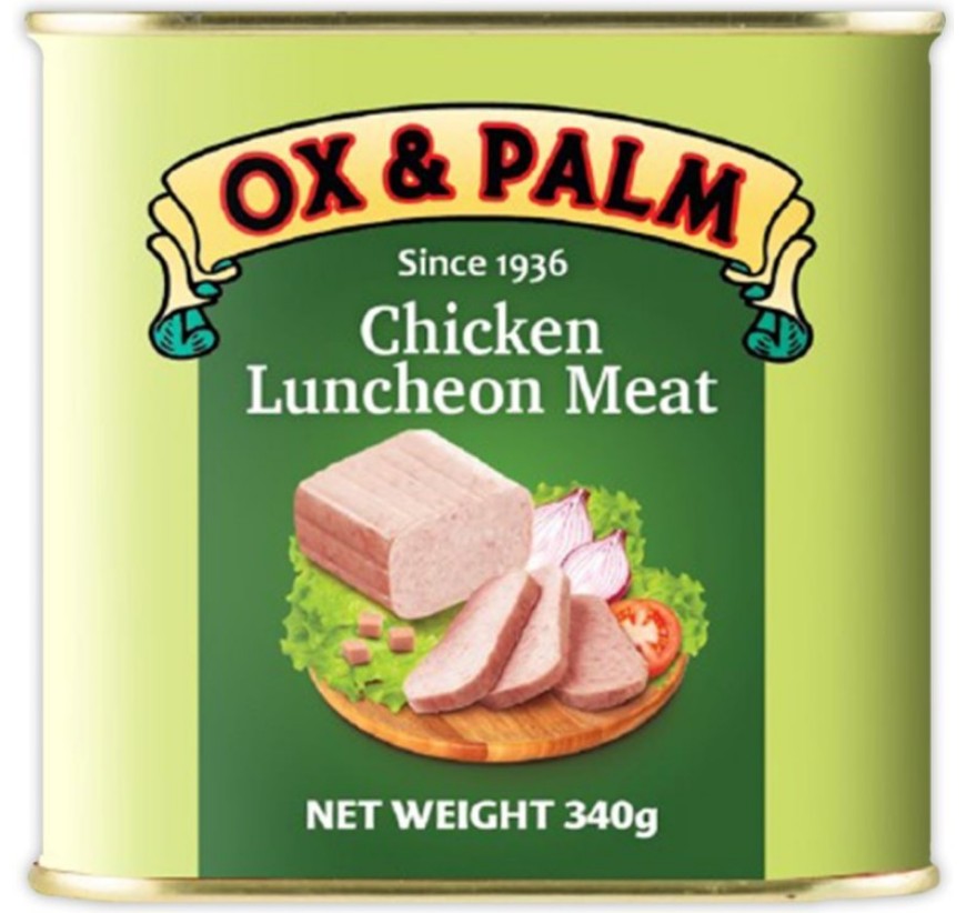 Ox & Palm Chickn Luncheon 340g Meat GSTex