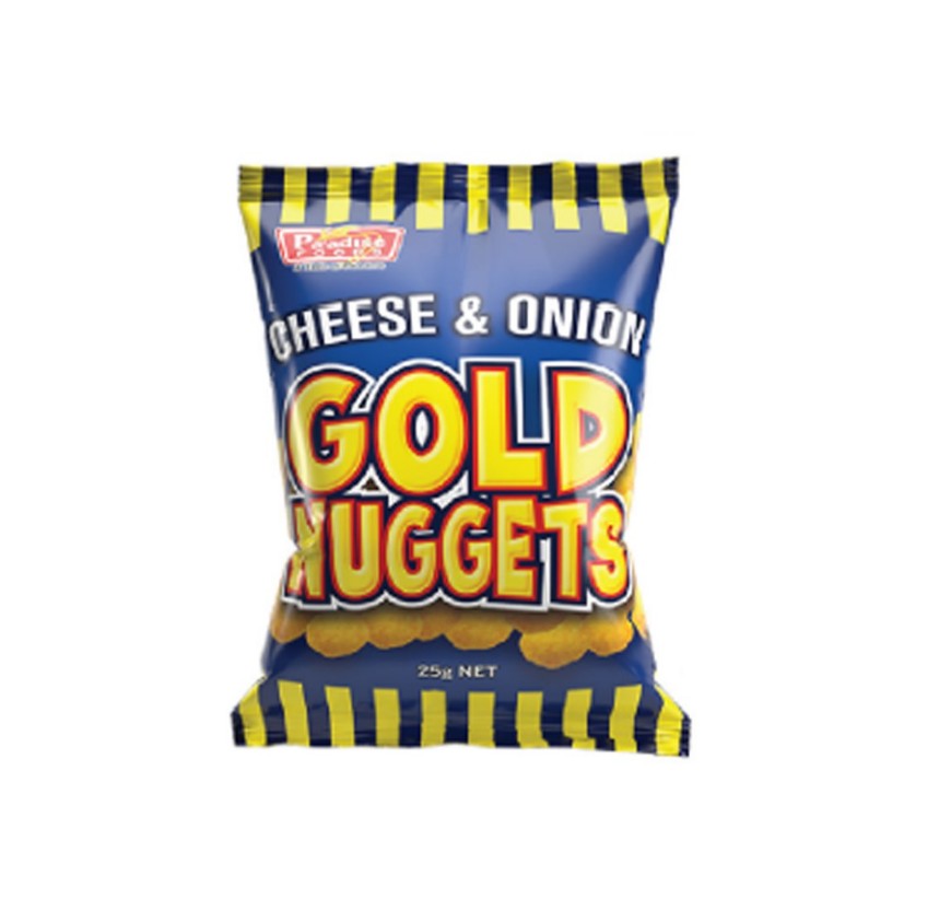 Gold Nugget Cheese Onion 25g