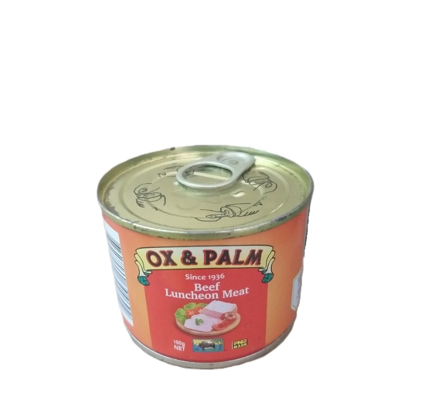 Ox & Palm BEEF Luncheon 190g Meat GSTex