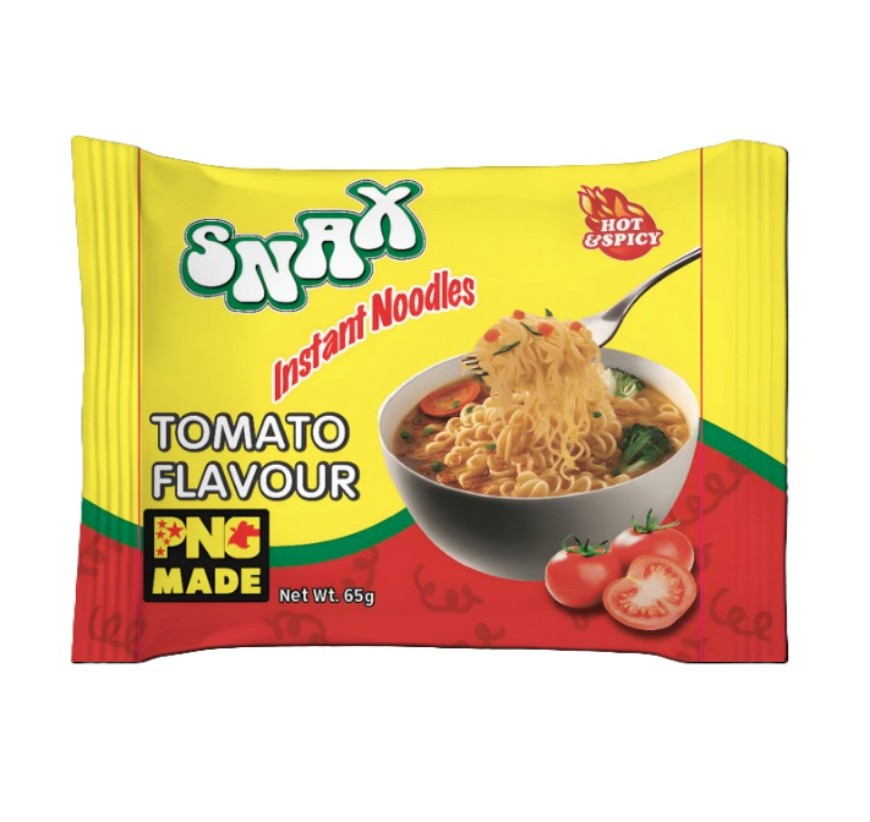Snax Noodles Tomato Flavor 65g Hot & Spicy GSTex