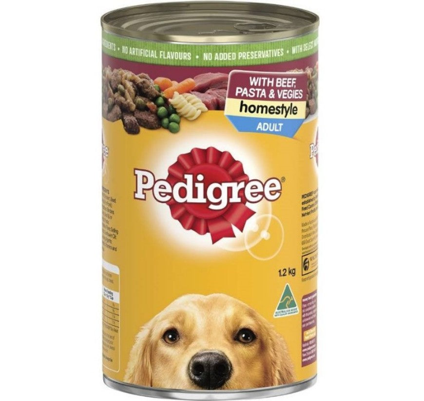 Pal H/STYLE BEEF 1.2KG PASTA & VEG DOG FOOD