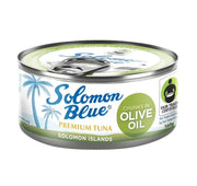Solomon Blue Premium Tuna Chunks in Olive Oil 160g | GSTex