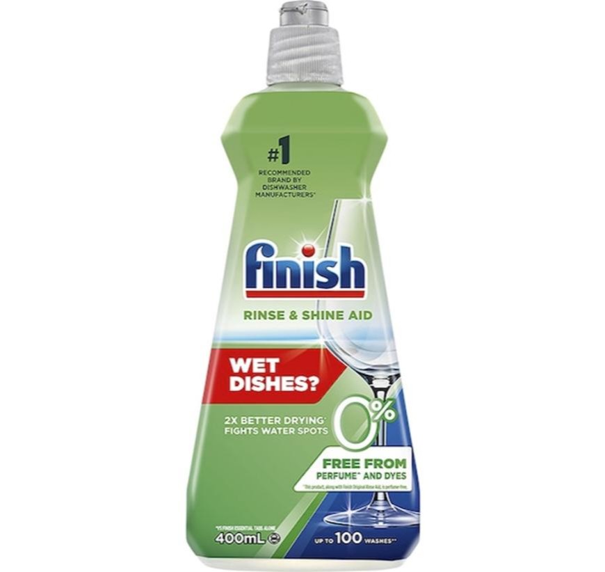 Finish 0% Rinse Aid 400mL