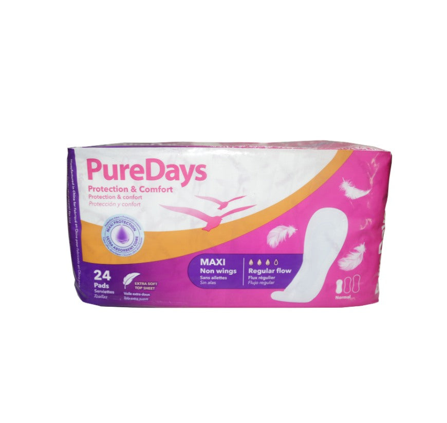 Puredays Fem Pad NoWings 24's GSTex