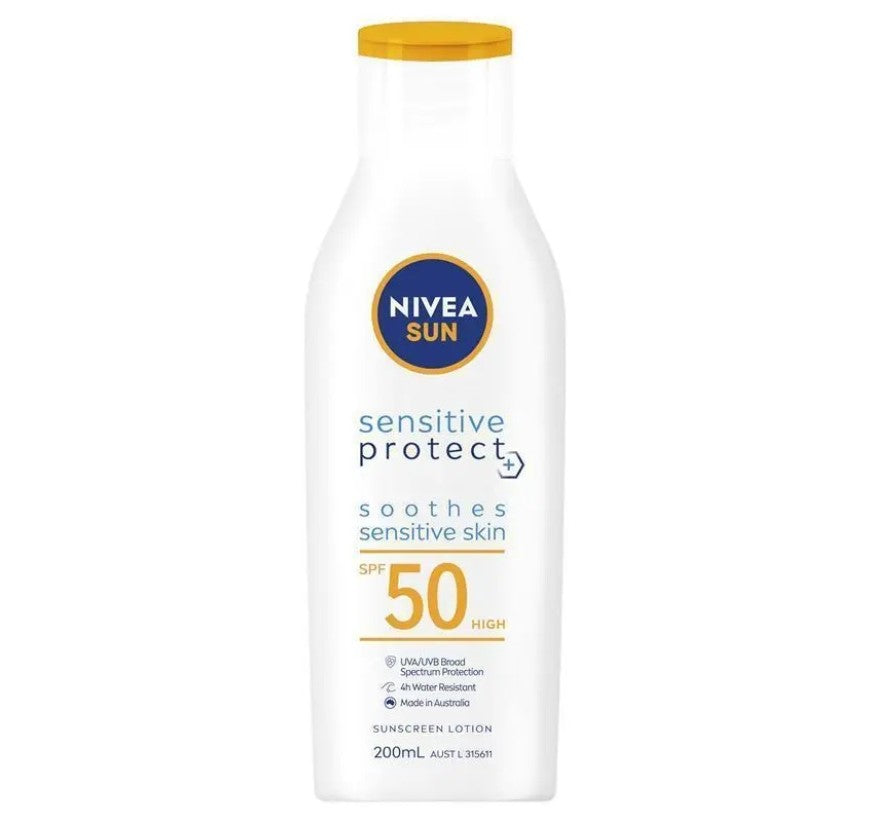 Nivea Sun Sensitive Prot 200ml Lotion SPF50+ 85534