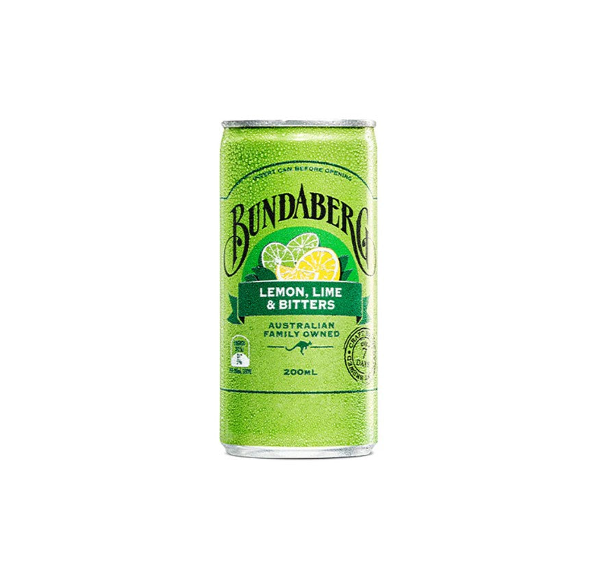 Bundaberg CAN Lemon Lime Bitters 200ml Slimline