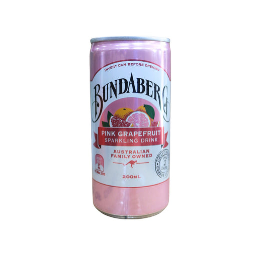 Bundaberg CAN Grapefruit 200ml Pink Slimline