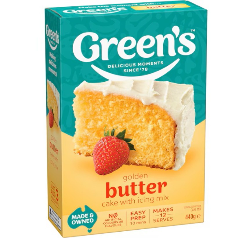 Greens Cake Mix Butter 440g