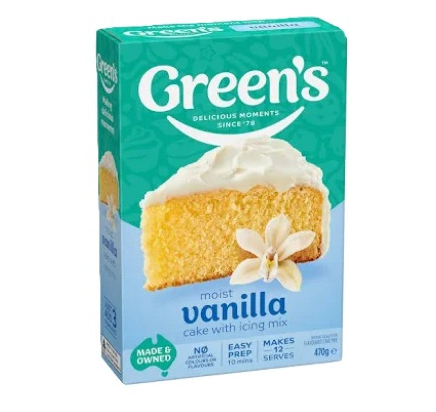 Greens Cake Mix Vanilla 470g