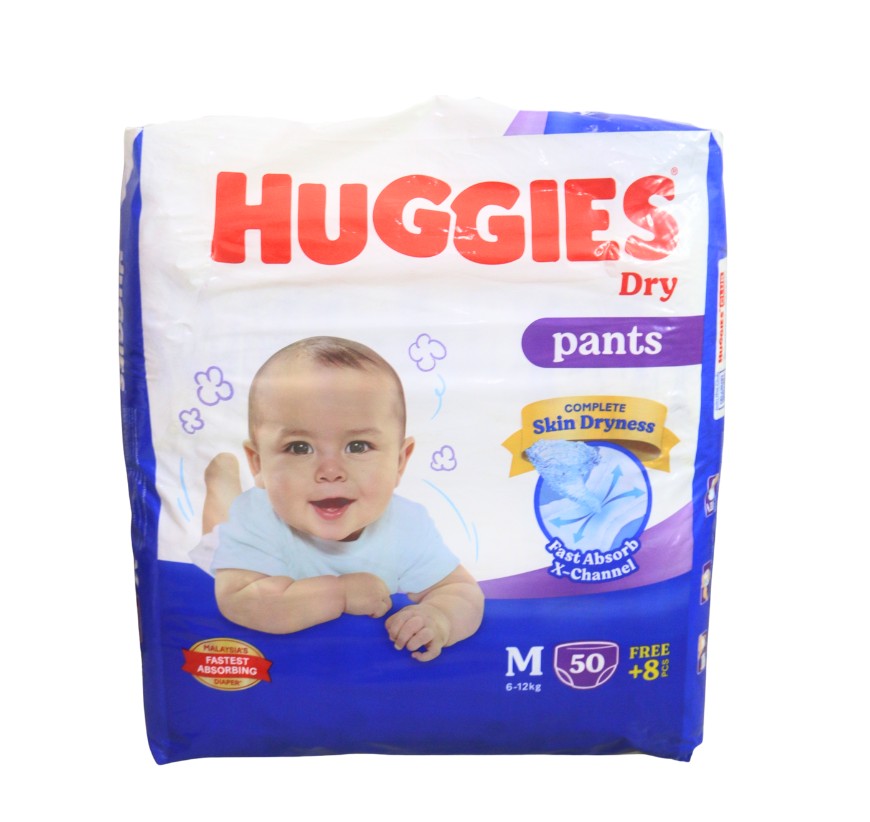 Huggies SupJumbo M 58s 30070B Diaper Dry GSTex