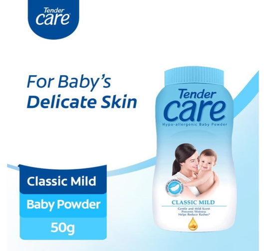 Tender Care Talcum Classic 50g Mild Baby Powder 1536330