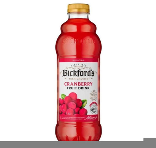 Bickfords FJ Cranberry 1L Fruit Juice