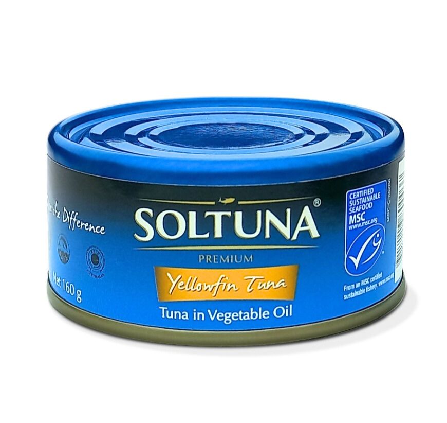 Soltuna Premium Yellowfin Tuna in Vegetable Oil 160g | GSTex