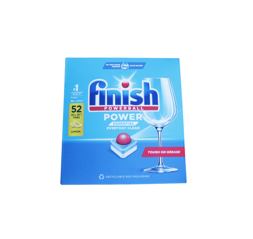 Finish Power Lemon Dishwashing Tablets 52pack