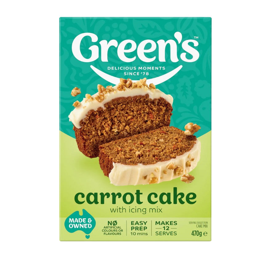 Greens Traditional Range Classic Carrot Cake 470g
