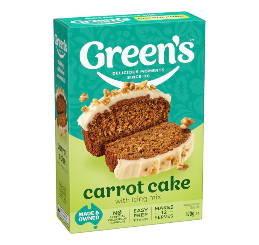 Greens Traditional Range Classic Carrot Cake 470g