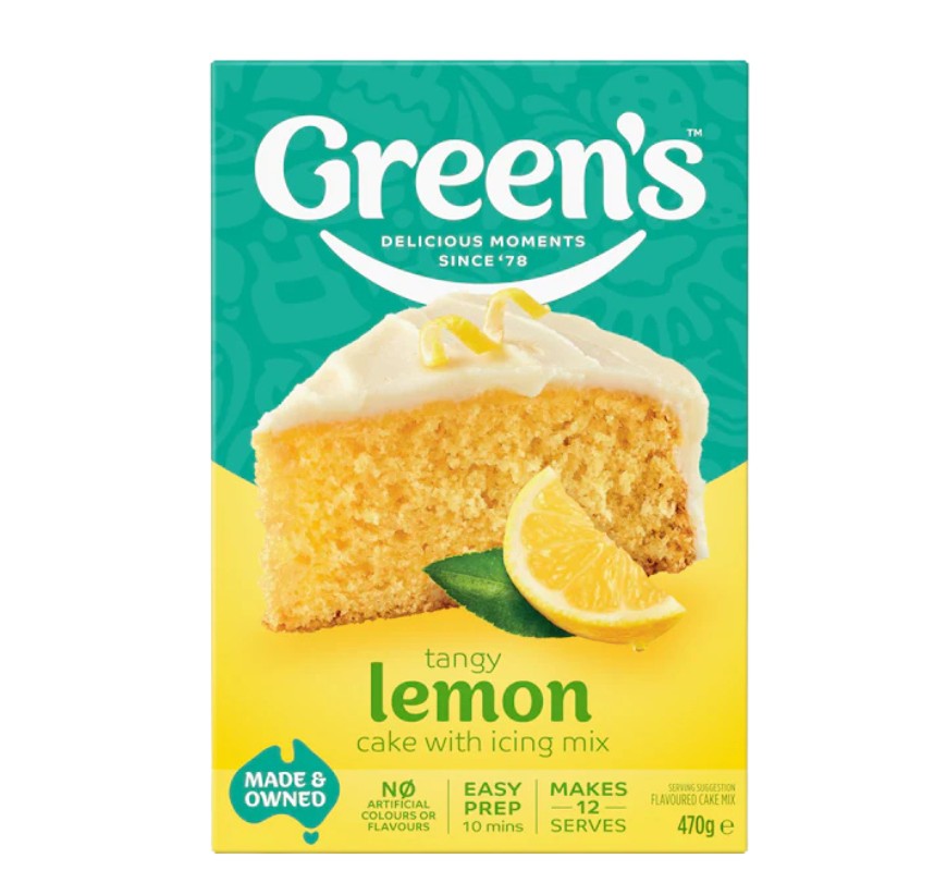 Greens Traditional Range Smooth Lemon Cake 470g