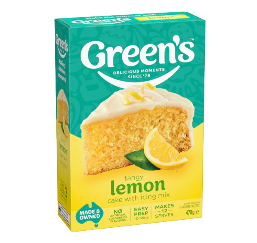 Greens Traditional Range Smooth Lemon Cake 470g
