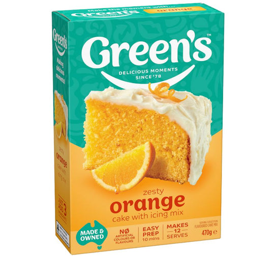 Greens Traditional Range Zesty Orange Cake 470g