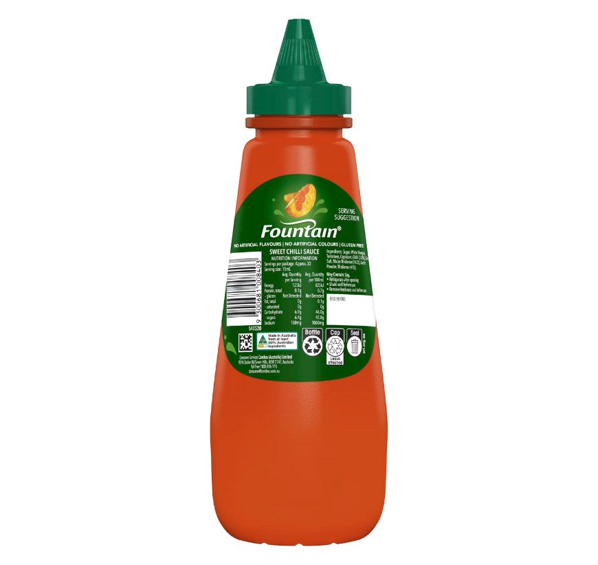 Fountain Sweet Chilli Squeeze Bottle 500ml