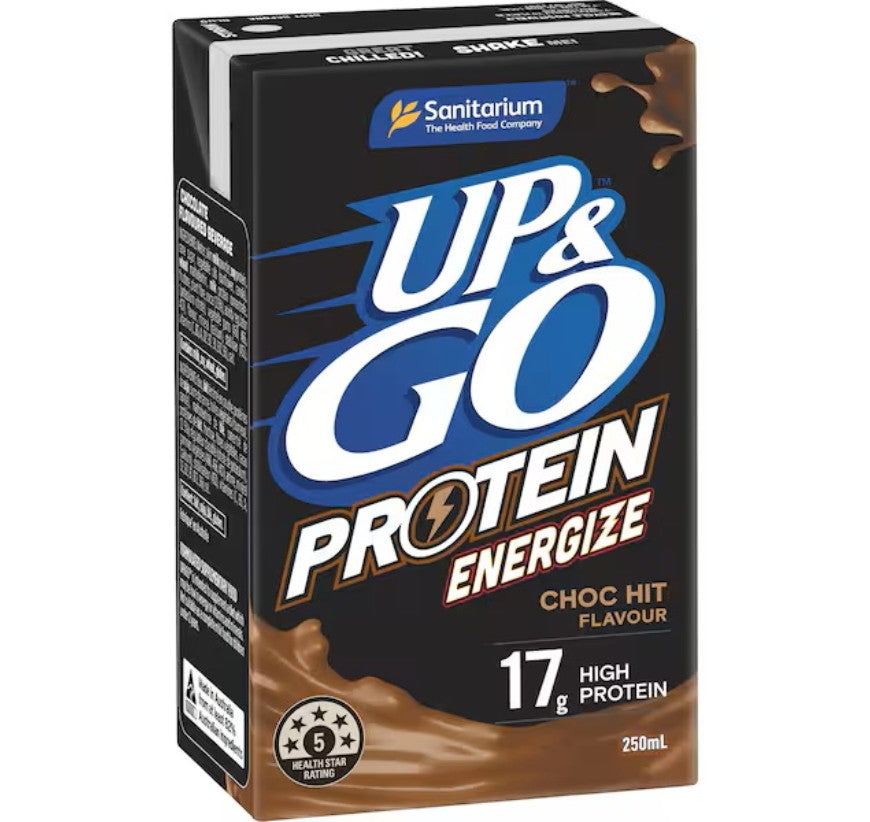 UP&GO Protein Energize Choc Hit 250ml