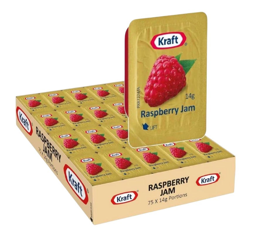 Kraft Raspberry Commercial Kraft Raspberry Jam 14g – Patricks Transport Ltd