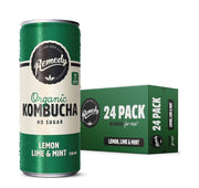 Kombucha Organic Lemon Lime & Mint Can 250ml