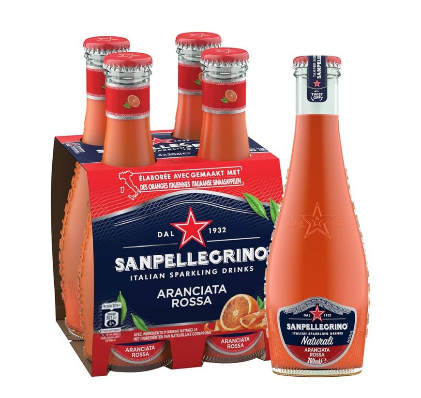 San Pellegrino Aranciata Rossa Italian Sparkling 200ml